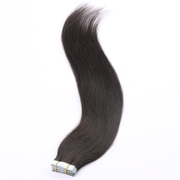 Natural black 1B tape hair extensions reviews YJ264
